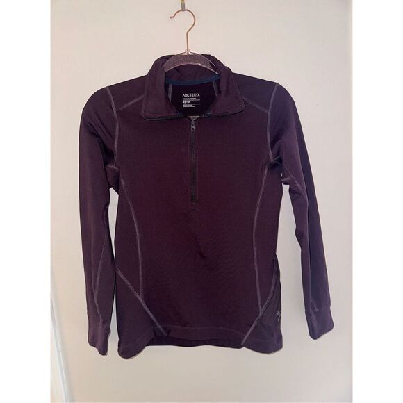 Arcteryx Women's Purple 1/4 Zip XS - Picture 1 of 4